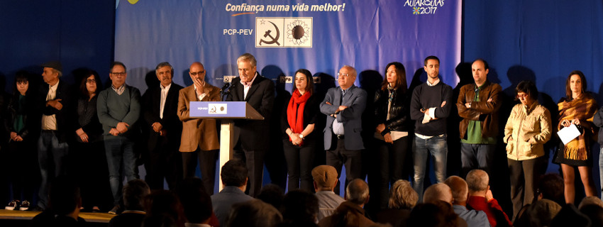 Cabeças de lista CDU apresentados ontem em Almada
