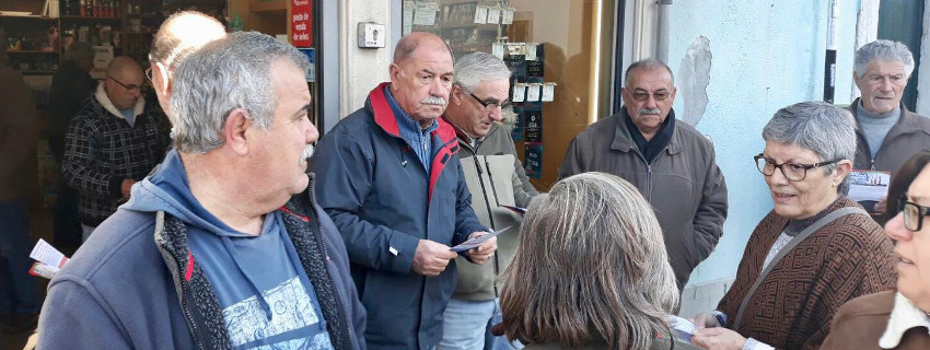 Ação de contacto e esclarecimento em todas as freguesias do concelho de Almada