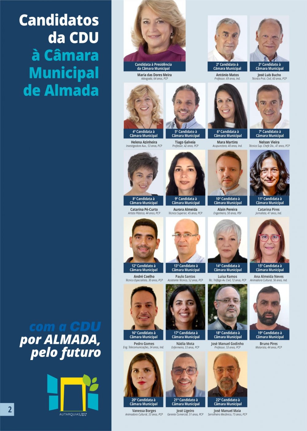 Candidatos à CMA