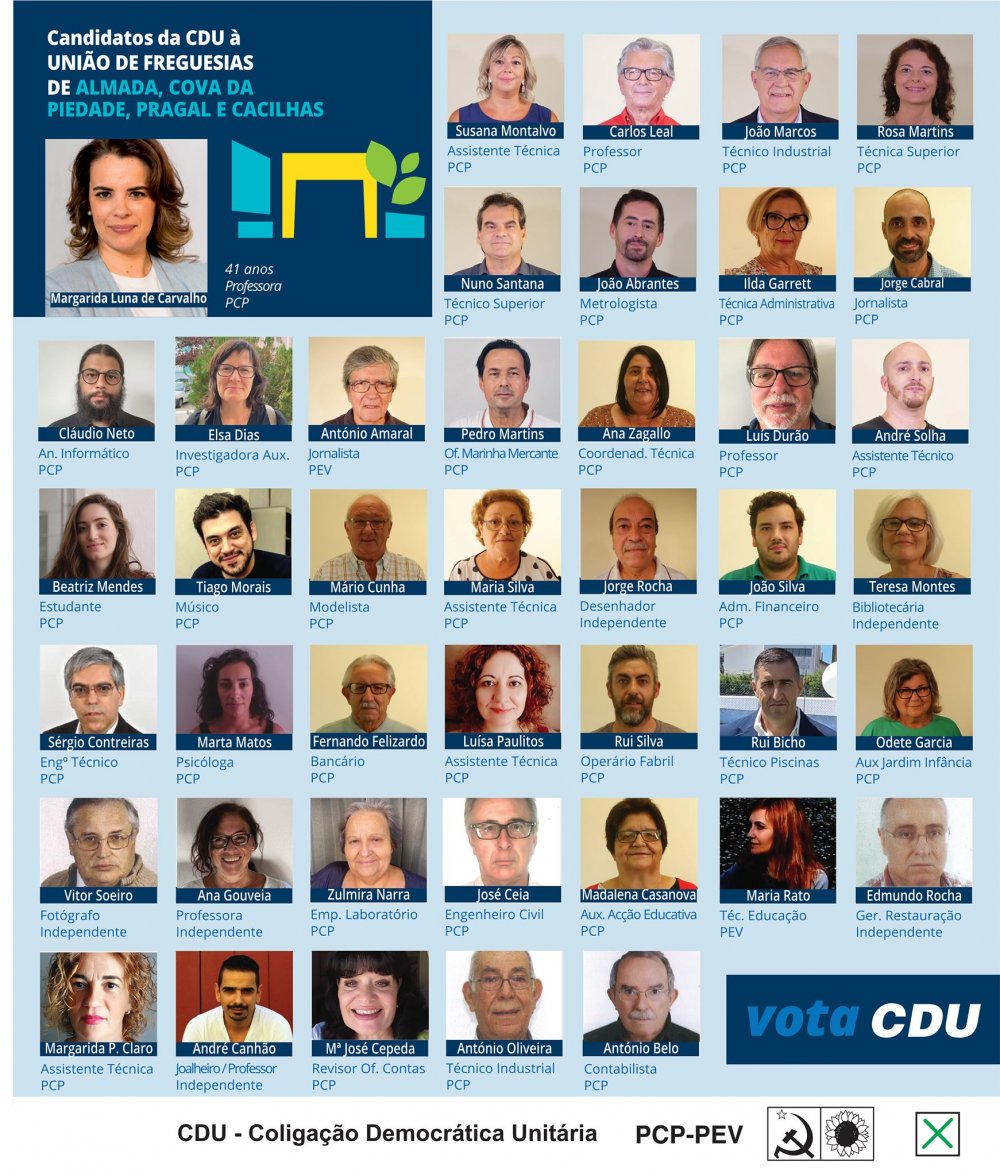 Mega de Almada Candidatos