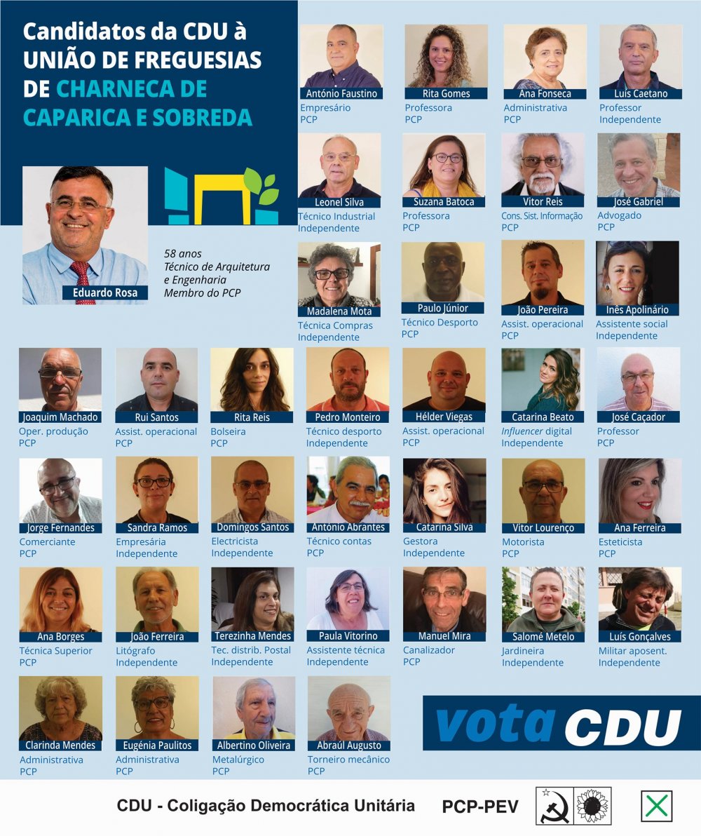 Charneca da Caparica Candidatos