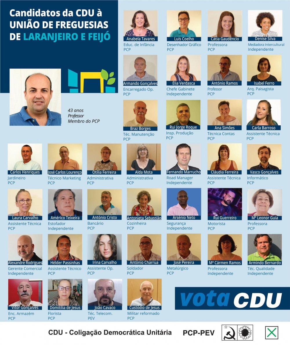 Laranjeiro e Feijo Candidatos