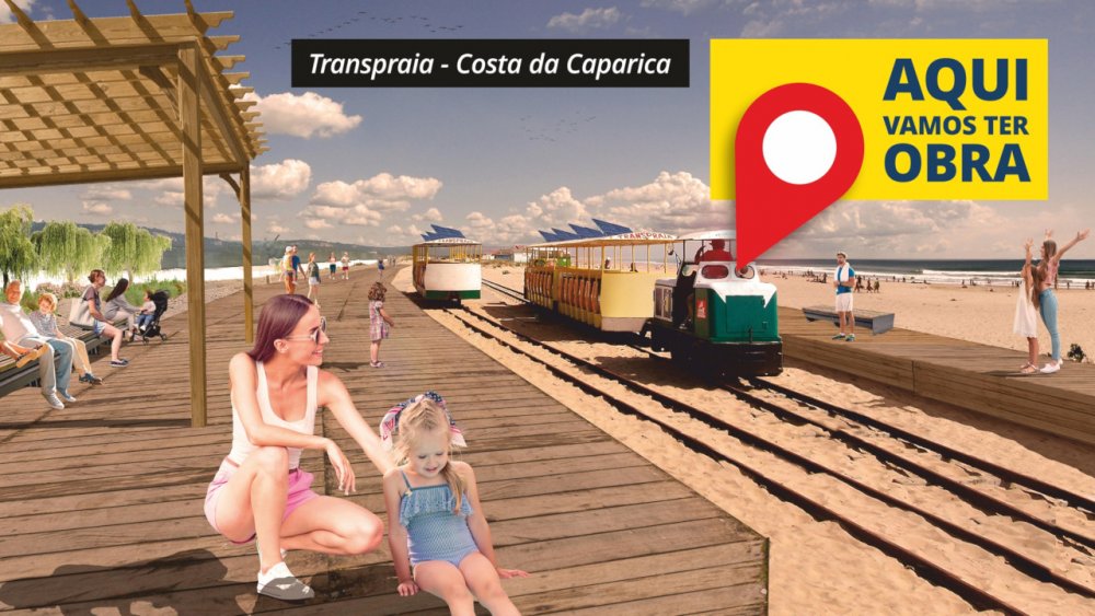 Comboio Transpraia, Costa da Caparica