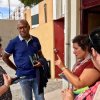 Contactos com a população no Bairro Amarelo